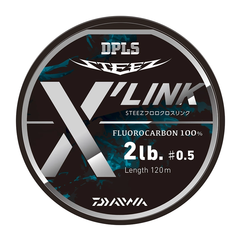 DAIWA 22スティーズ フロロ クロスリンク 1.0号/4.0lb/ナチュラル/120m