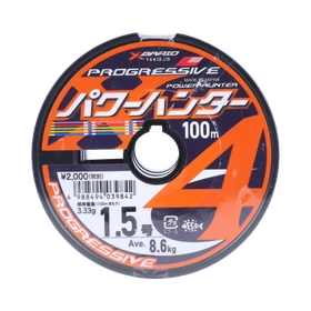 10号 600m パワーハンター プログレッシブ X8 YGK YGKよつあみ パワーハンター プログレッシブ 8号 100m〜連結 8本