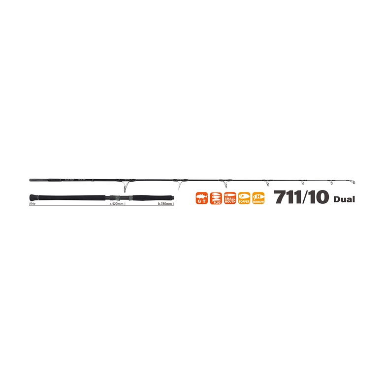 YAMAGA Blanks ブルーリーフ GT 711/10 Dualの最安値・インプレ・釣果